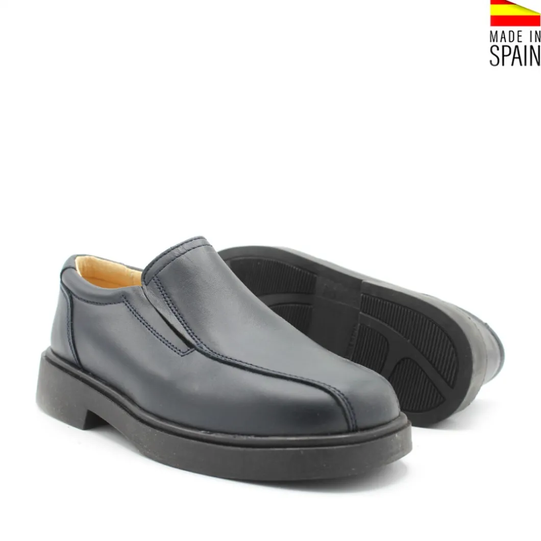 Zapato sin cordón 1016 azul marino