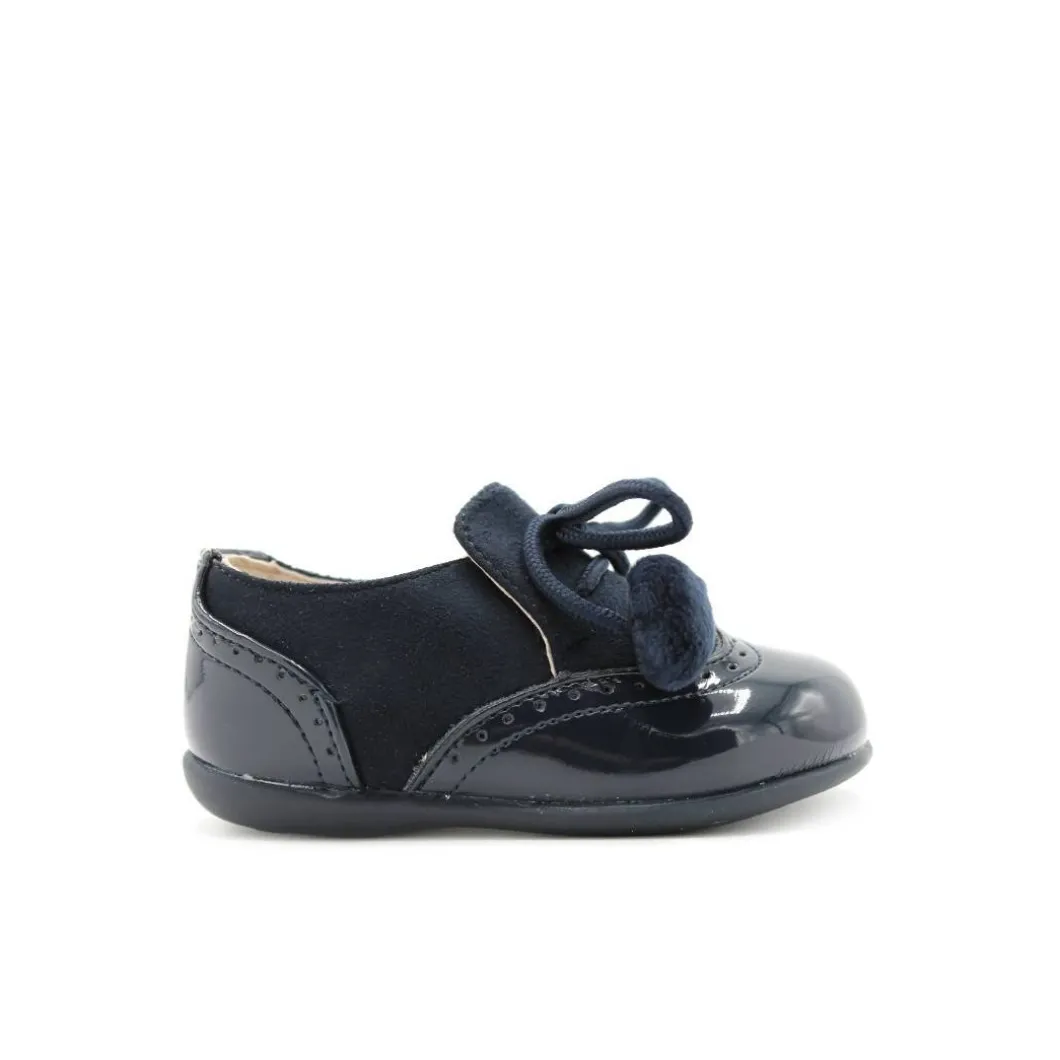 Zapato tassel charol azul marino