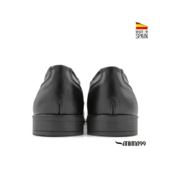 Zapato vestir derby de piel negro