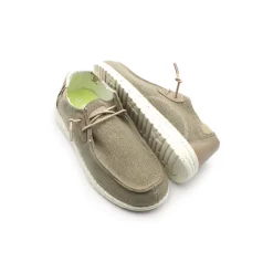 Zapatos wallabee niño taupe